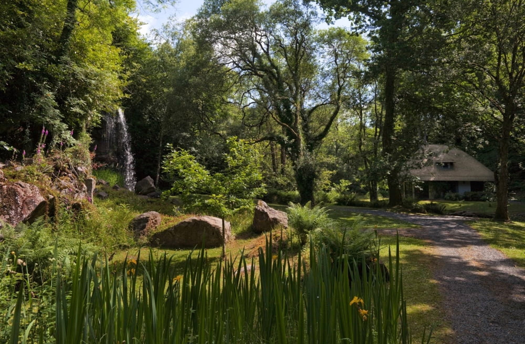 The cottage OrneeTeahouse Kilfane Glen and Garden County Kilkenny Ireland Canvas Art - Panoramic Images (36 x 12)
