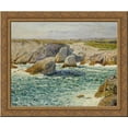 thumbnail image 1 of The creek shore of Quibero 24x20 Gold Ornate Wood Framed Canvas Art by Maufra, Maxime, 1 of 2
