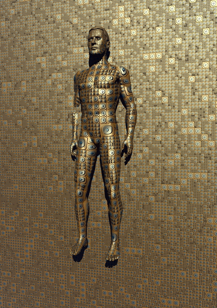 The design and construction of robots and androids Canvas Art - Mark StevensonStocktrek Images (24 x 34)