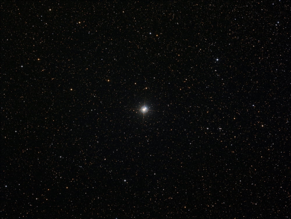 The double star Albireo in the constellation Cygnus Canvas Art - Filipe AlvesStocktrek Images (32 x 24)