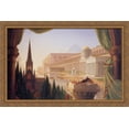 thumbnail image 1 of The dream of the architect 40x26 Large Gold Ornate Wood Framed Canvas Art by Thomas Cole, 1 of 2