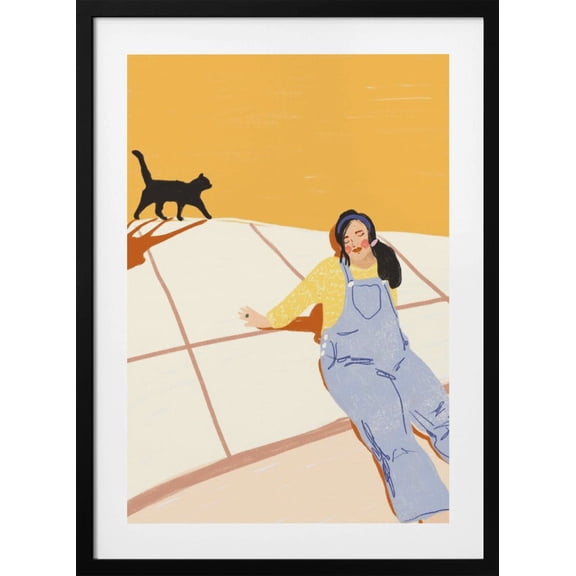 The dreamer Framed Art Modern Wall Decor