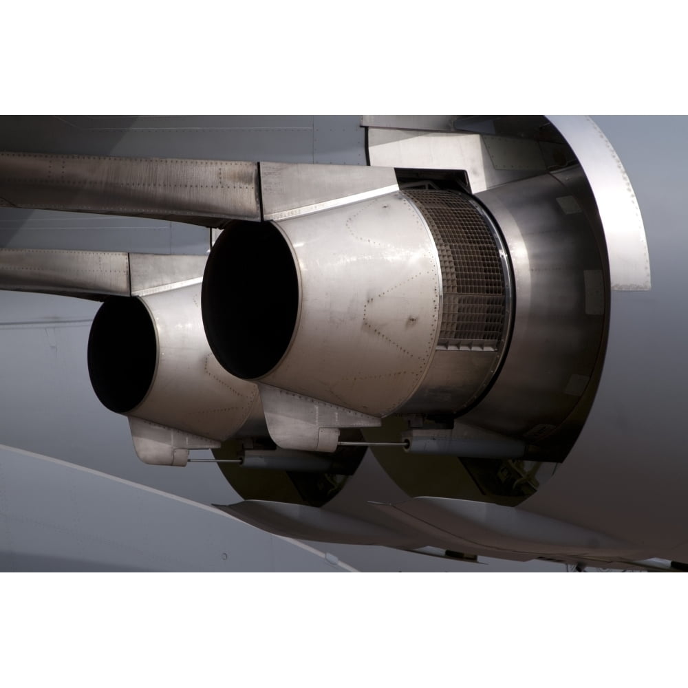 The engines on a C-17 Globemaster of the U.S. Air Force Poster Print ...