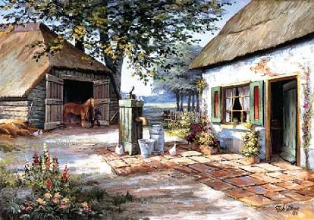 The farm Canvas Art - Reint Withaar (20 x 28)