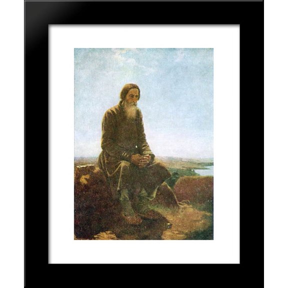 The farmer in the field 20x24 Framed Art Print by Perov, Vasily