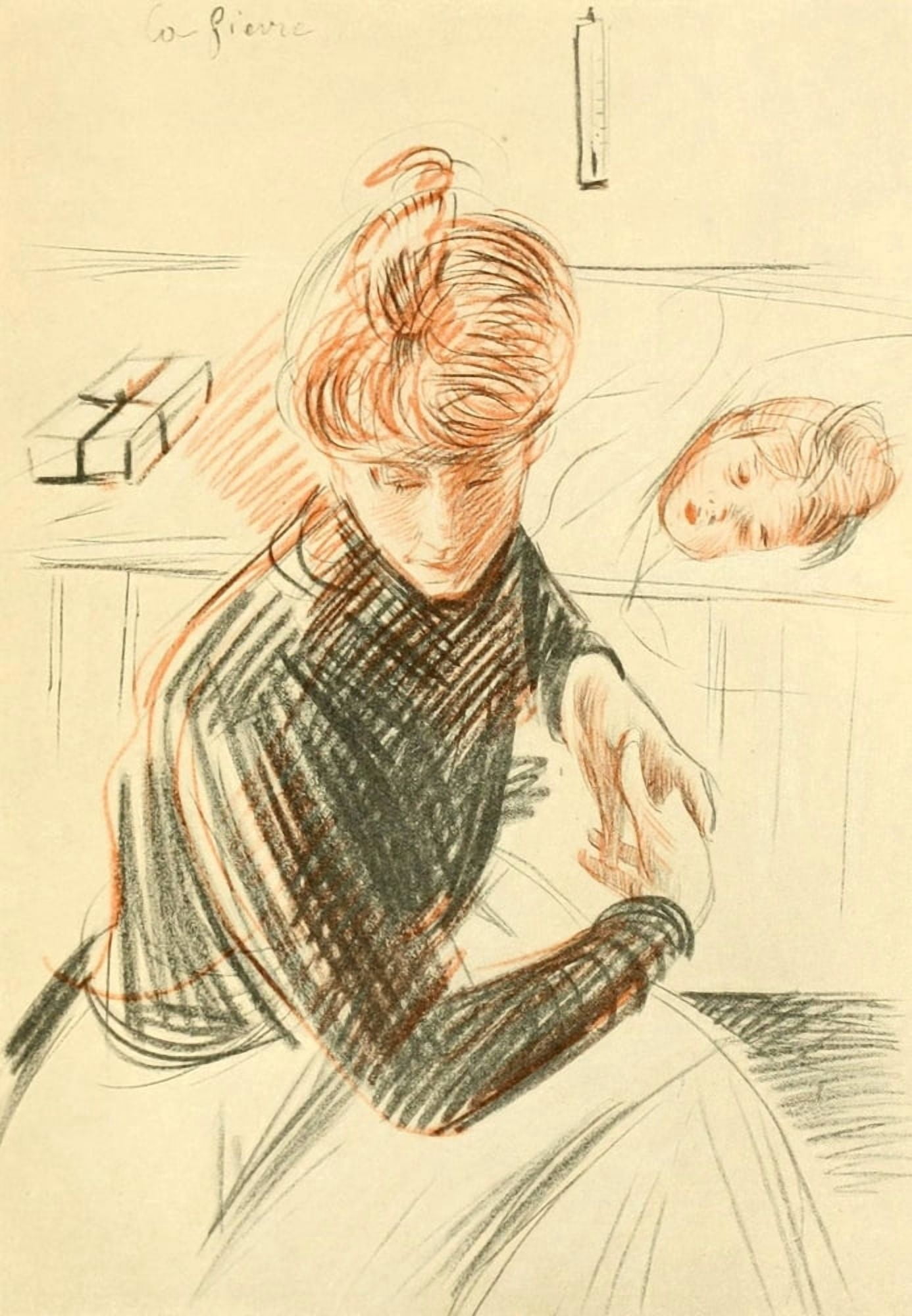 The fever Canvas Art - Paul Csar Helleu (18 x 24)