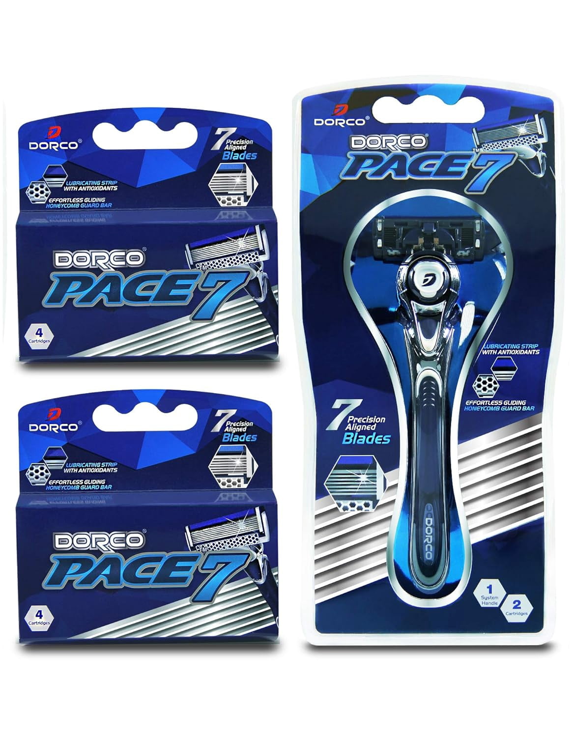The first and only seven-blade razor in the silver world - 12 blades ...