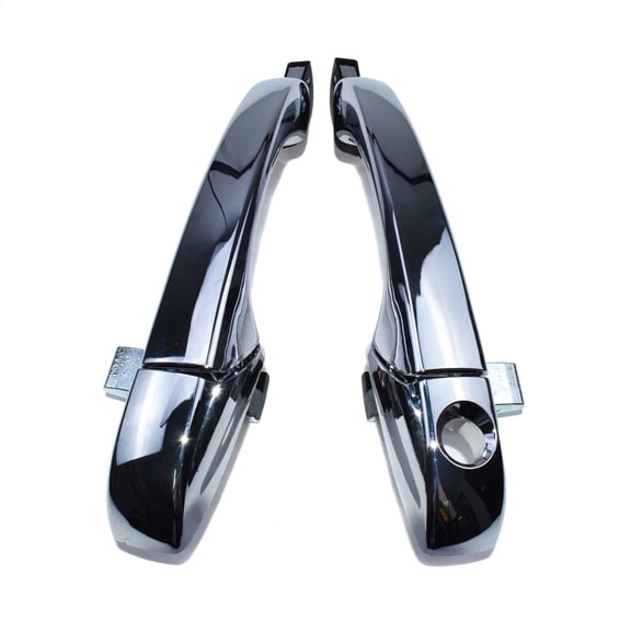 The front left and right chrome plated door handles are suitable for the Chrysler 300 Dodge Charger Magnum-