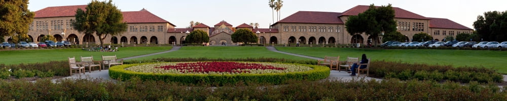 The front of Stanford University in Palo Alto Santa Clara County California USA Canvas Art - Panoramic Images (5 x 24)