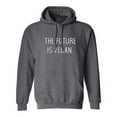 thumbnail image 1 of The future is vegan. Adult Hooded Sweatshirt, 1 of 1