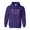 thumbnail image 1 of The future is vegan. Adult Hooded Sweatshirt, 1 of 1