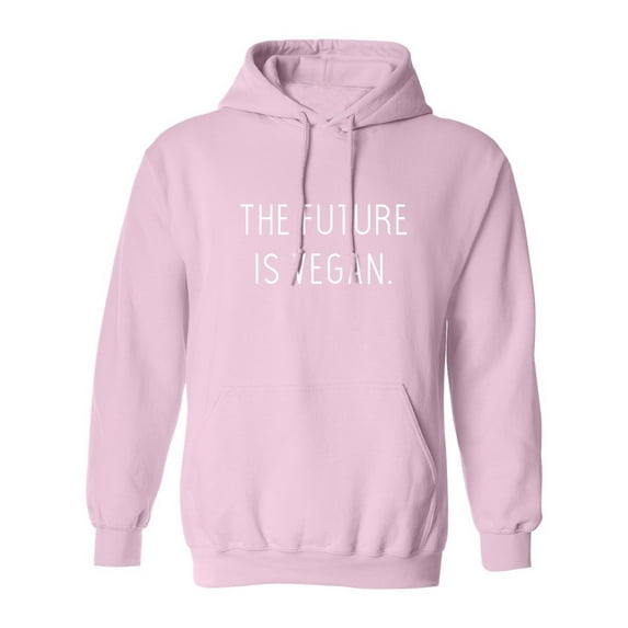 The future is vegan. Adult Hooded Sweatshirt