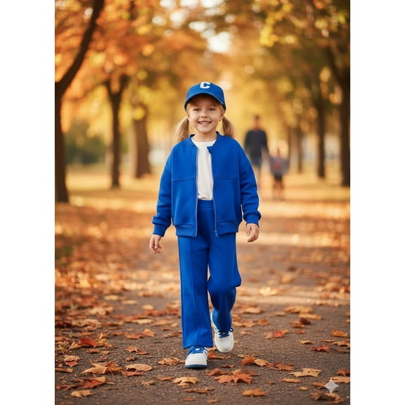 The girls' suit is super beautiful. Moms love it very much. It's a cute suit, a two-piece set