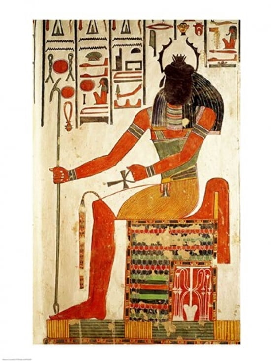 The god Khepri Canvas Art - (24 x 36)