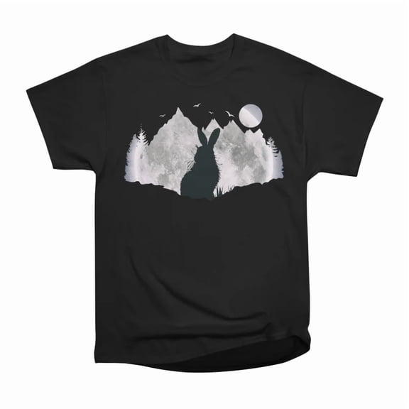 The hares moon T-Shirt Tee Gift For Him Merch For Her Apparel For Friend