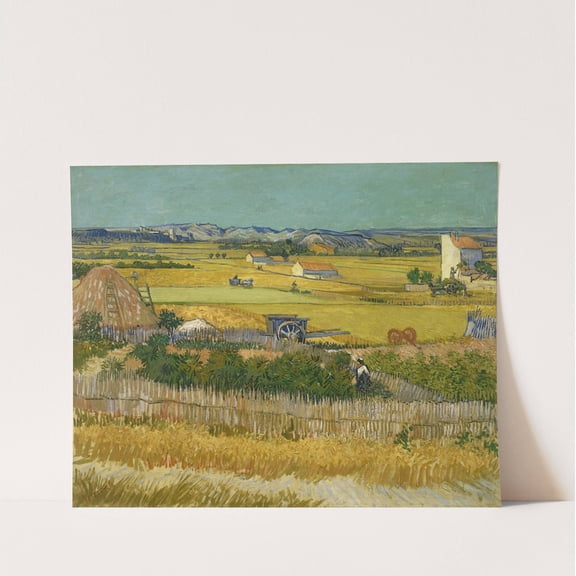 The harvest - Vincent Van Gogh Artwork - livingroom bedroom office dining room - 8x10 - High Quality Wall Art Poster Print Decor - UNFRAMED
