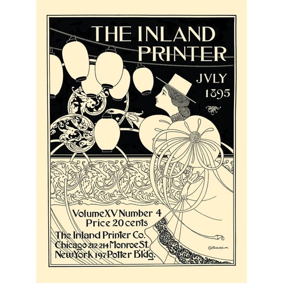The inland printer July 1895 Poster Print by C. Warde Traver (18 x 24)