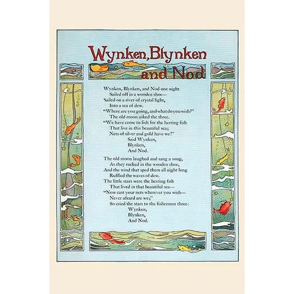 The inside cover of a wonderful children's book. Poster Print by Eugene Field (18 x 24)