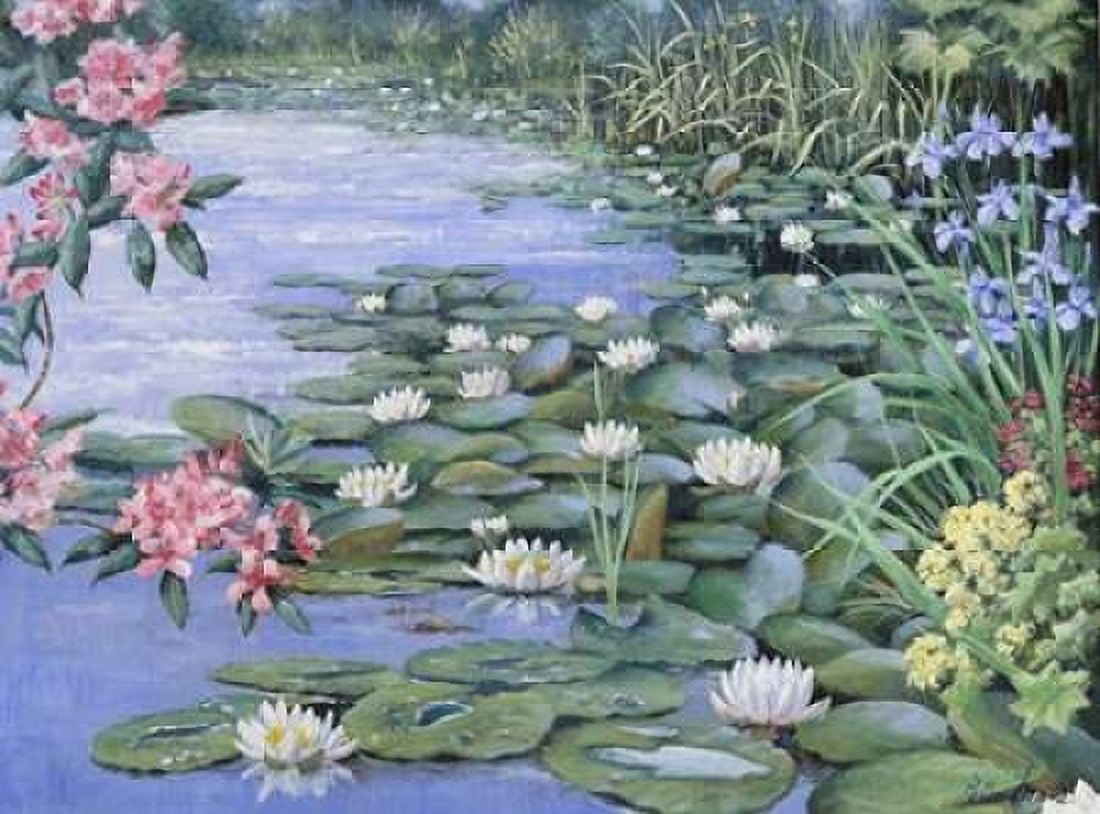 The lake Canvas Art - Peter Motz (18 x 24)