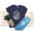 thumbnail image 1 of The lake is calling and I must go, Lake Shirt, Cottage Gift, Camping T shirt, Camping Crew Shirt, Camping Gift,, 1 of 2