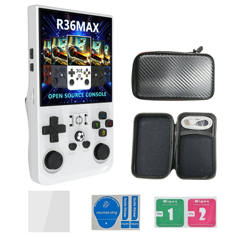 The latest R36SMAX open source handheld game console, nostalgic