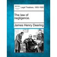 thumbnail image 1 of The law of negligence. (Paperback), 1 of 1