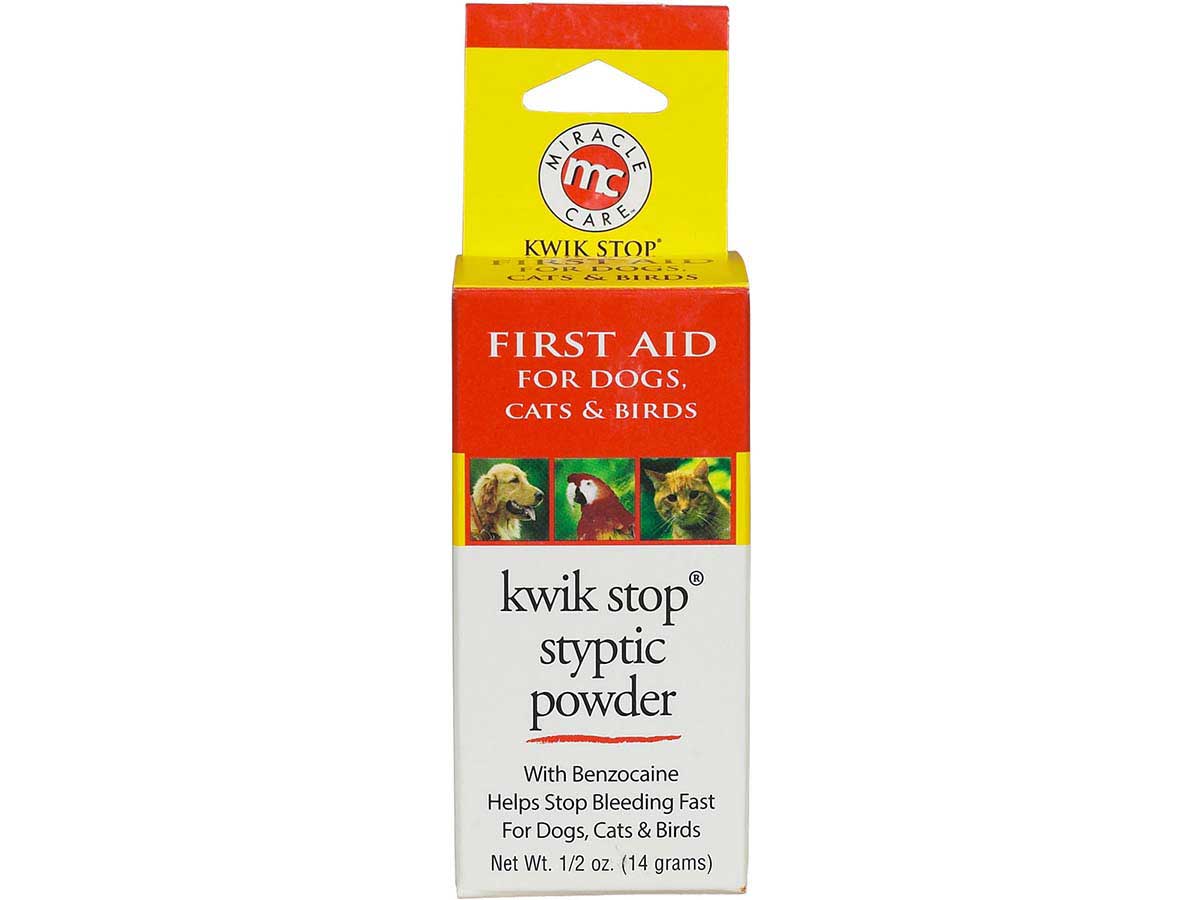 The leading styptic powder used externally to stop blding caused by