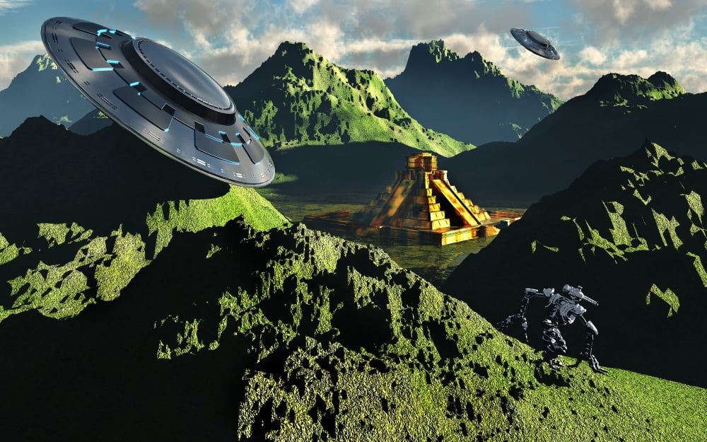 The legendary South American golden city of El Dorado in the summer Canvas Art - Mark StevensonStocktrek Images (18 x 12)
