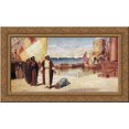 thumbnail image 1 of The limits of Tyre 24x17 Gold Ornate Wood Framed Canvas Art by Polenov, Vasily, 1 of 2