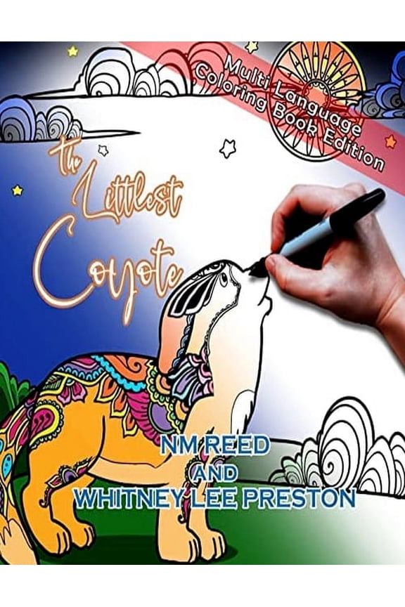 The littlest Coyote (Multi Language Coloring Edition), (Paperback)