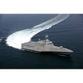 thumbnail image 1 of The littoral combat ship Independence underway during builders trials in the Gulf of Mexico Poster Print, 1 of 2