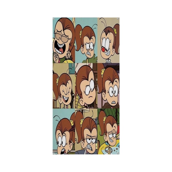 The loud house 35.4*72.8IN/90*185CM Door frame decoration banner