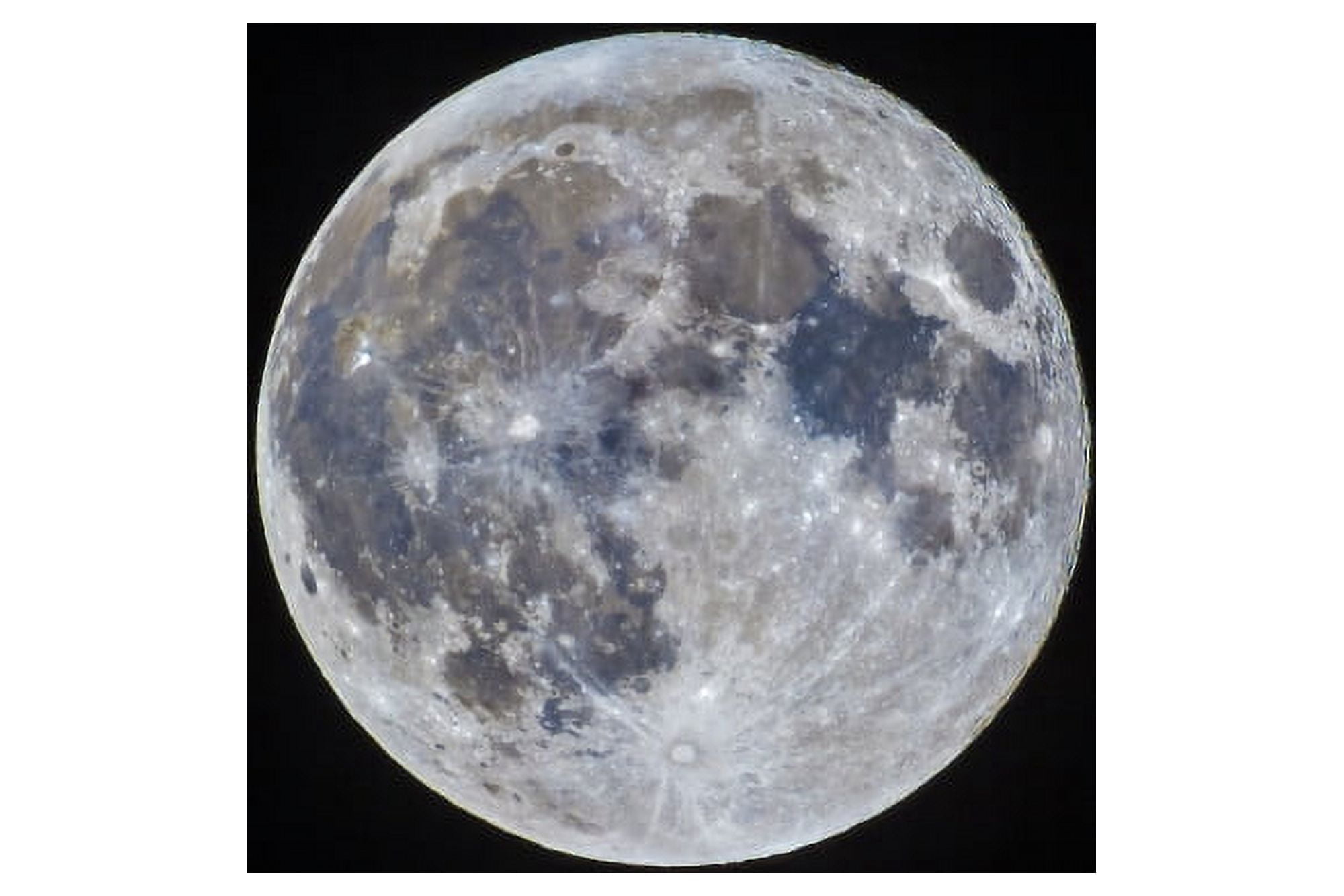 The mini-moon of March 5 2015 Canvas Art - Alan DyerStocktrek Images (18 x 12)