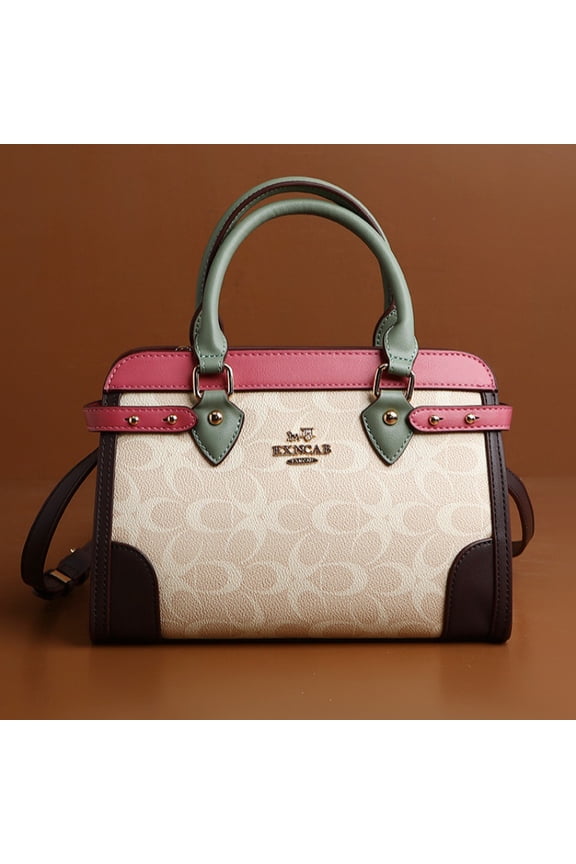 The most popular new bag women's classic old flower tote bag 2025 new large-capacity portable shoulder bag birthday gift