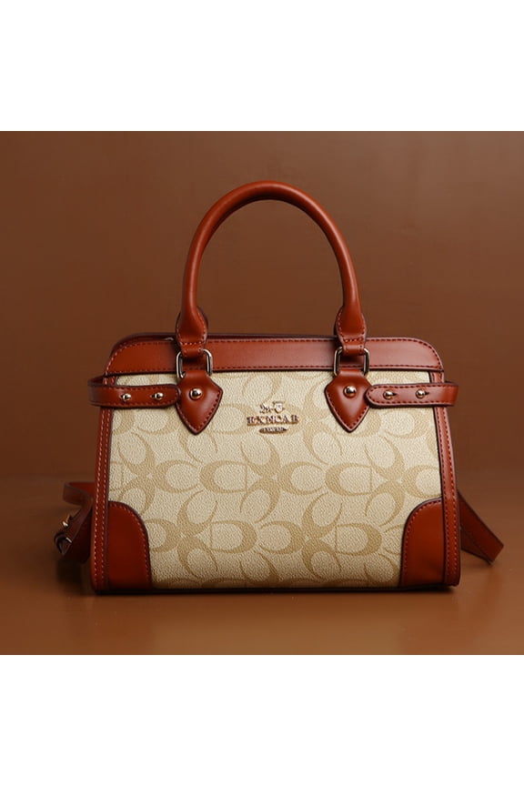 The most popular new bag women's classic old flower tote bag 2025 new large-capacity portable shoulder bag birthday gift