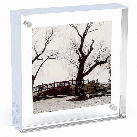 The museum MAGNET 4x4 FRAME w Frost Edge by Canetti - 4x4