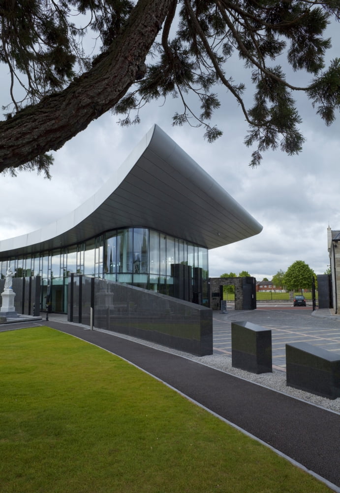The new Museum and Visitors Centre at Glasnevin Cemetry Dublin City Ireland Canvas Art - Panoramic Images (25 x 36)