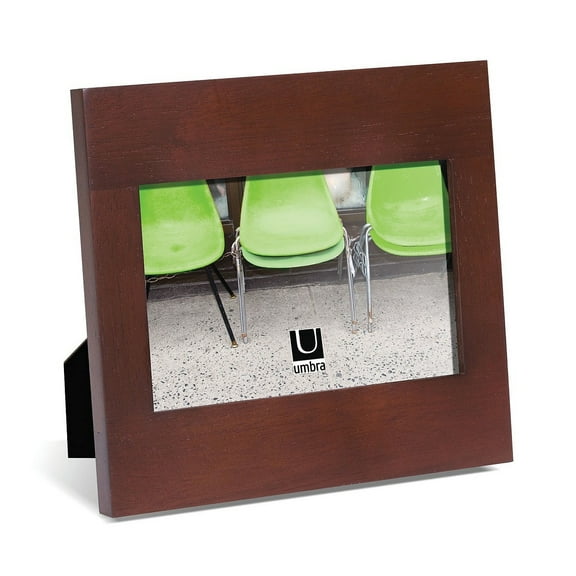 Eco-friendly SIMPLE 4x6 frame by Umbra in Dark Walnut - 4x6