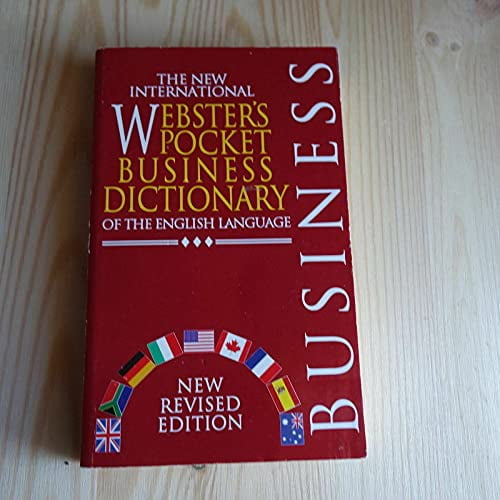 Pre-Owned The new international Webster's pocket business dictionary of the English language (Paperback) 1888777532 9781888777536