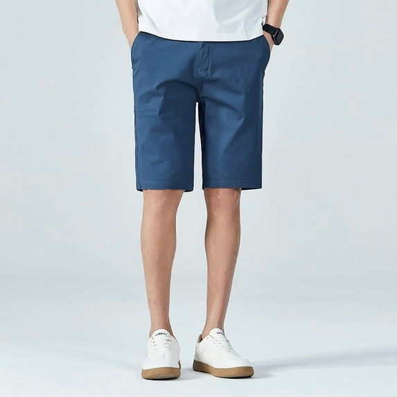 The new summer men's casual lightweight shorts are simple and versatile. Made of cotton ammonia fabric, they are moisture-wicking and eco-friendly