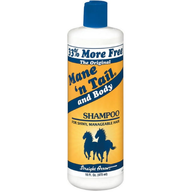 The original mane n tail and body shampoo by straight arrow for unisex, 16-oz bottle