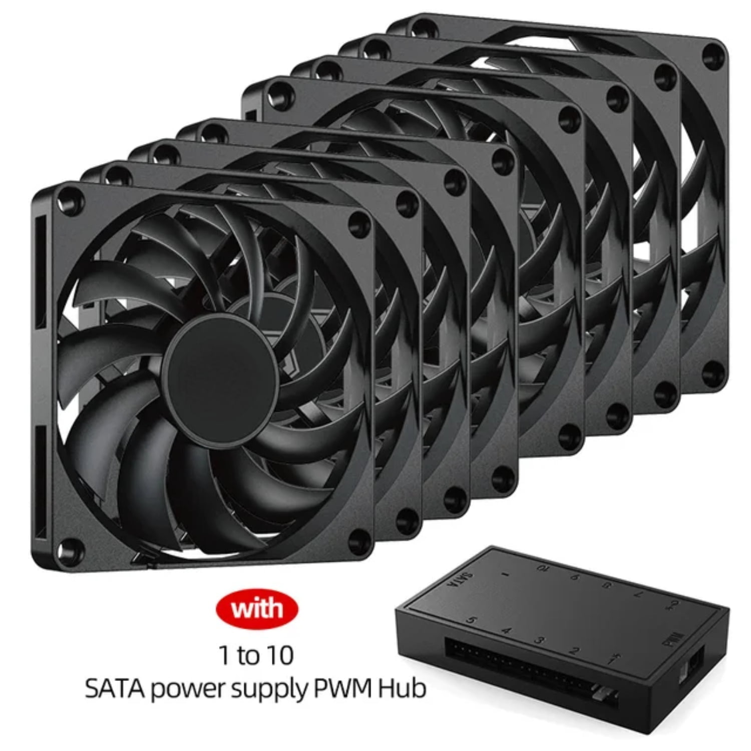 The perfect choice for your cooling needs this sleek and ultrathin IDCOOLING 80mm PWM Mini ITX