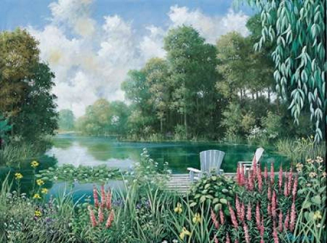 The pond II Canvas Art - Peter Motz (18 x 24)