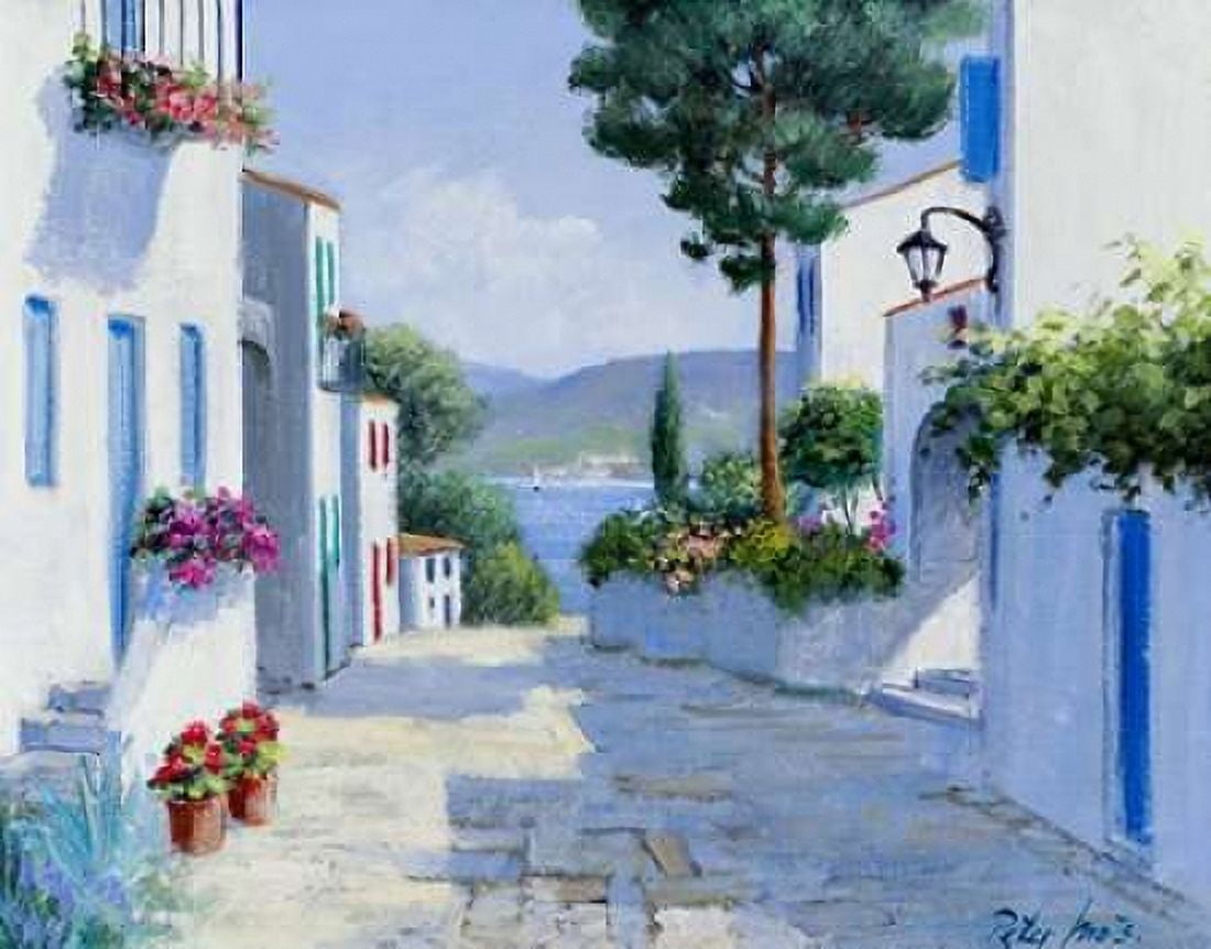 The promenade Canvas Art - Peter Motz (24 x 30)