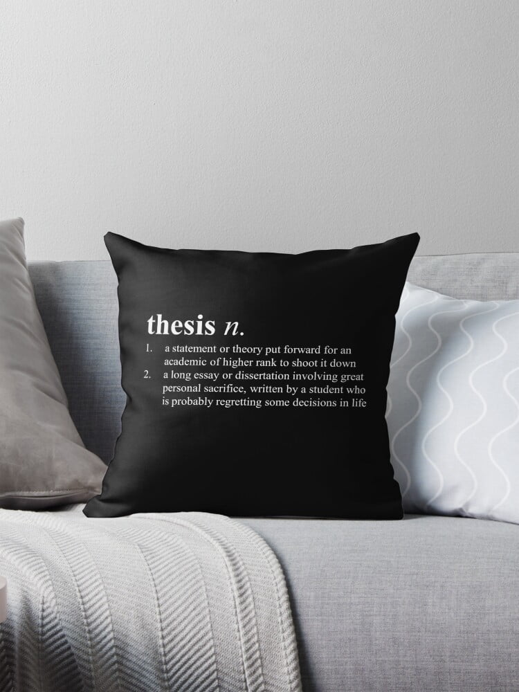 The real meaning of "thesis"