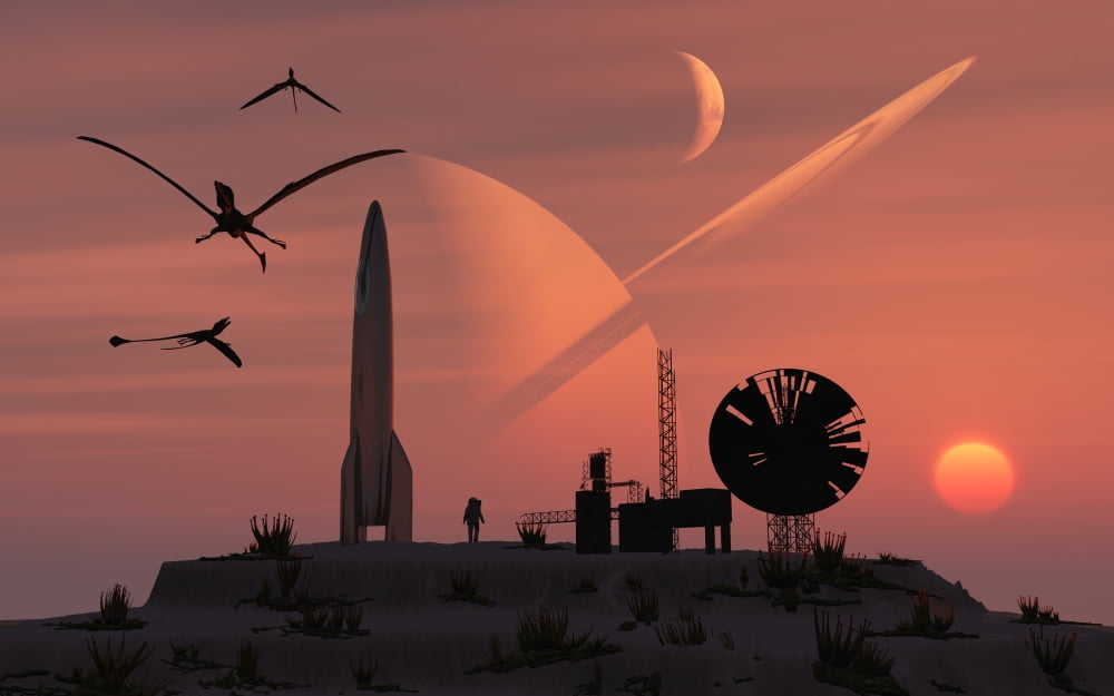 The remnants of a long abandoned colony see signs of life again Canvas Art - Mark StevensonStocktrek Images (36 x 23)