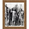thumbnail image 1 of The resurrected Christ between St. Andrew and Longinus 20x24 Gold Ornate Wood Framed Canvas Art by Mantegna, Andrea, 1 of 2