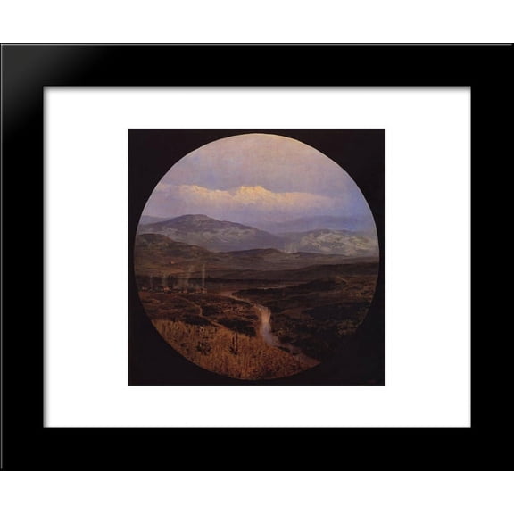 The river valley in Bulgaria 20x24 Framed Art Print by Polenov, Vasily