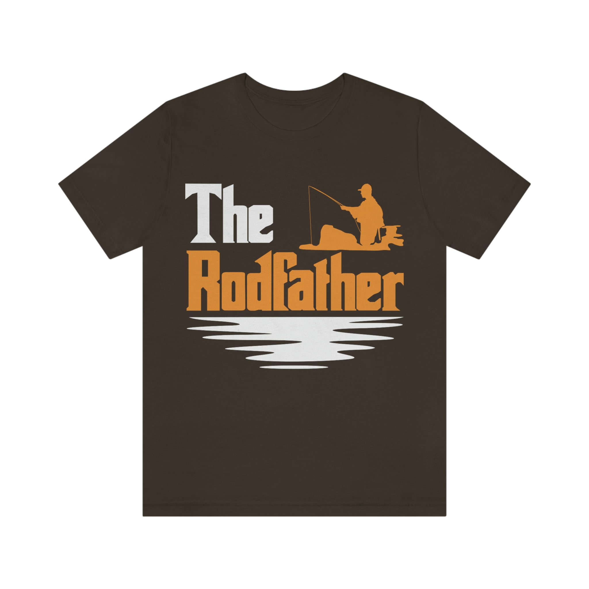 The rodfather, fisherman humor, father's day gift, graphic t-shirt 