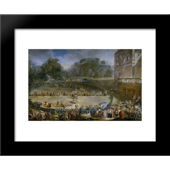 The royal pairs 20x24 Framed Art Print by Paret y Alcazar, Luis